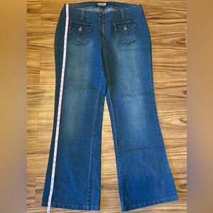 Tractor Brand Women’s Denim Jeans High Rise Front Zip Size 14